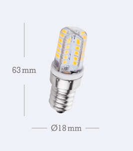 LED Mini Silikon E14 3W 3000K (220-240V)